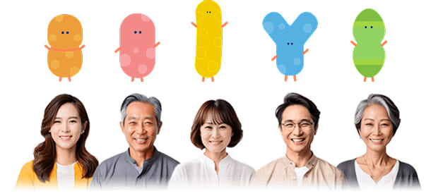 「腸内フローラは人によってバラバラ！」